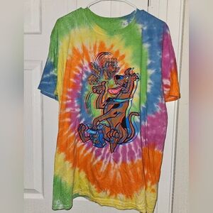 Colorful Tie-Dye Graphic Tee
